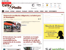 Tablet Screenshot of cafexmedio.com.ar